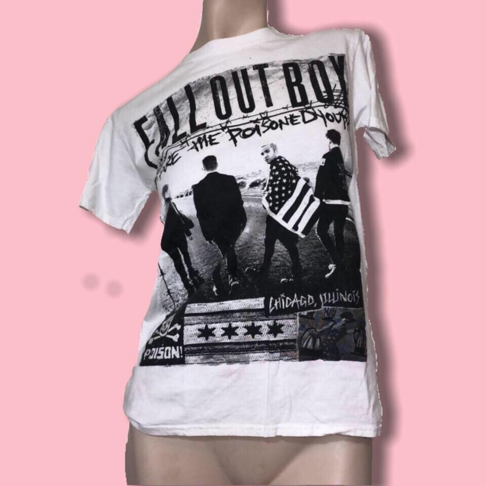 Fall Out Boy world tour t-shirt